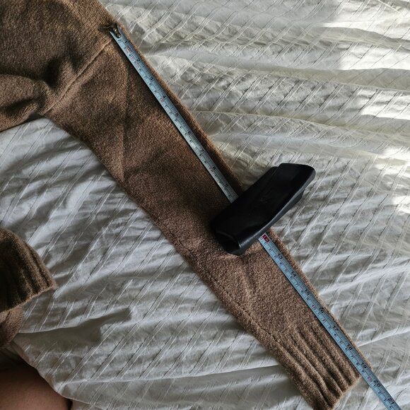 Jcrew Oversized Crewneck Merino Alpaca Supersoft Yarn - 2018 - Camel - Sz XXS - Picture 11 of 13